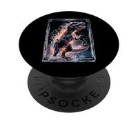 Tyrannosaure Rex Dinosaure Graphique Motif Archéologie Imprimé PopSockets PopGrip Adhésif