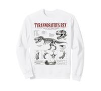 Tyrannosaurus Rex Fossil Guide Musée Anatomie Art Sweatshirt