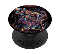 Tyrannosaurus Rex Fossil Skeleton Dinosaur Paleontologist PopSockets PopGrip Adhésif