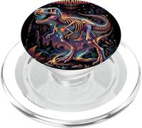 Tyrannosaurus Rex Fossil Skeleton Dinosaur Paleontologist PopSockets PopGrip pour MagSafe
