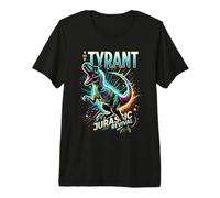 Tyrant T Rex Roaring Dinosaur Pop Art Monster T-Shirt Haut de Gamme