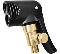 Tyre Inflator Connector,Air Line Tyre Inflator,Mandrin Gonflable De Conversion De Pompe À Air De Voiture,2 En 1 Bouche Américaine Bouche Française Voiture Moto Vélo Gonflable(Ne Peut Pas Se Dégonfler)