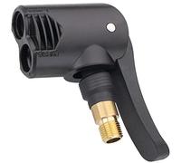 tyre inflator connector,air line tyre inflator,Mandrin gonflable de conversion de pompe à air de voiture,2 en 1 bouche américaine bouche française voiture moto vélo gonflable(ne peut pas se dégonfler)