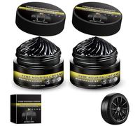 Tyre Nourish Cream, Tire Wax - Restores Black Gloss, New 2026 Car Tire Ceramic - Powerful Wheel Cleaning Refurbish Wax, Crème pour pneus - Crème d'entretien pour pneus de voitures, camions, motos (2)