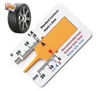 Tyre Tread Depth Gauge - Tyre Tread Depth Checker | Portable Tyre Depth Measuring Tool for Cars Trucks | Automotive Tire Thickness Measuring Repair Tool