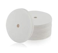 TYREE 400 Filtres à Café Percolateur Non Blanchis, Filtre en Papier à Café Jetable de 3,75 Pouces, Filtres à Café à Disque Blanc Durables et Faciles à Installer