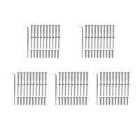 TYREE Stemball Swage Y Hex Filetage Stud Tension End Endting Fitting Terminal Pack Combiné pour 1/8" Acier inoxydable T316 Marine 50 paires