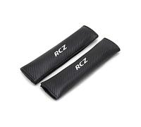 TYREEDE 2 pièces Voiture Protège Ceinture de Sécurité Coussin, pour Peugeot RCZ Durable Souple Confortables Rembourrage Ceinture Sécurité.