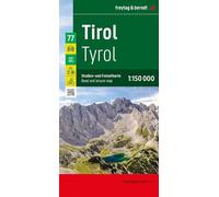 Collectif – Tyrol – Édition trilingue allemand-anglais-français – Atlas / carte – Freytag & Berndt