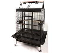 Tyrol Bigperroq Cage pour Oiseaux Argent 102x79x171 cm