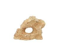 TYROL-Décor pour aquarium céramique naturelle coloris beige 1 trou Tyrol - Taille M