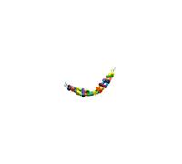 TYROL-Échelle en bois pour perroquet multicolore 64x18 cm