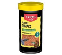 Tyrol - Flocons pour Poissons - Nourriture Poisson Aquarium - Complète à base d'Ingrédients de Qualité - Renforce les Couleurs des Poissons - Nourriture Poisson Guppy 100 Ml