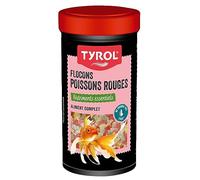 Tyrol | Flocons pour poissons rouges | Nourriture Poisson Rouge | Aliment Complet à base de Nutriments Essentiels | Céréales et Extraits de Protéines Végétales | 20 g | 100 ml