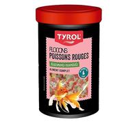 Tyrol | Flocons pour poissons rouges | Nourriture Poisson Rouge | Aliment Complet à base de Nutriments Essentiels | Céréales et Extraits de Protéines Végétales | 200 g | 1000 ml
