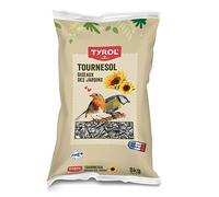 Tyrol Graines oiseaux Extérieurs, Graines de tournesol pour oiseaux, Durables et Ecologiques, Pour la Survie et le Bien-Être, 8KG ODC