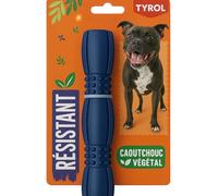 Tyrol - Jouet Chien Barrett Bâton - Jouet pour Chien Résistant et Coloré - pour Mâcheur Fort - Aide Contre l'Ennui et Le Stress - A Base de Caoutchouc - Disponible en 3 Formats - 25cm