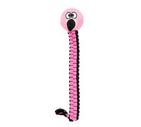 TYROL JOUET CHIEN JUNGLE ROPE FLAMANT ROSE 40 CM