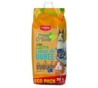 Tyrol | Litière Petits Animaux PROP'O BOIS 20L | Litière Biodégradable et Super Absorbante à Granulés de Bois | Litière Lapin, Cochon d'Inde, Hamster, Souris, Cobaye | Jusqu'à 6 Semaines d'Utilisation