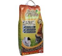 Tyrol | Litière Petits Animaux PROP'O BOIS 20L | Litière Biodégradable et Super Absorbante à Granulés de Bois | Litière Lapin, Cochon d'Inde, Hamster, Souris, Cobaye | Jusqu'à 6 Semaines d'Utilisation