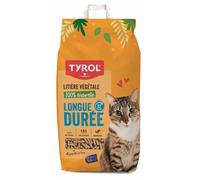 TYROL Litière Prop'O'Cat - Granulés de Bois Ultra Absorbants et Biodégradables - Pour Chat - Sac de 10 L