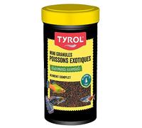 Tyrol - Mini-Granulés pour Poissons - Nourriture Poisson Aquarium - Nourriture pour poissons Complète à base d'Ingrédients de Qualité - A base de Vitamines et Oligo-Eléments - 100Ml