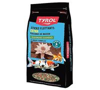 Tyrol - Sticks Extra Flottant pour Nourriture de Poissons Rouges & Carpes Koï - Base de Nutriments, Minéraux & Vitamines - Sac 2L