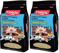 Tyrol | Sticks Flottants Classic | Nourriture pour Poissons de Bassin | Aliment Complet | Riche en Nutriments Essentiels, Vitamines et Oligo-Eléments | 180 g | 2000 ML (Lot de 2)