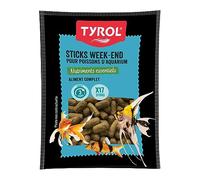 Tyrol | Sticks Week-End Poisson Aquarium | Nourriture pour Poisson d'aquarium | Aliment Complet | Riche en Nutriments Essentiels, Vitamines et Oligo-Eléments | 20 g | 17 Sticks
