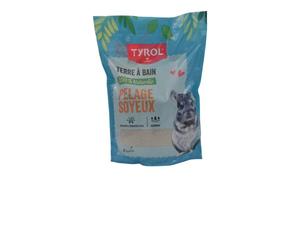Tyrol | Terre à Bain pour Chinchilla | Pour Chinchilla et Petits Rongeurs | Pour un Pelage Soyeux et Purifié | Entretient la Fourrure du Chinchilla | Hygiène et Bien-Être du Rongeur | 3 Kg