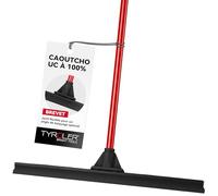 Tyroler Raclette de Sol Extra Large | Tête 100% Caoutchouc de 60 cm | Poignée antirouille | Poignée en 4 Parties | Idéale pour Laver, sécher, Salle de Bain, pièce Humide, carrelage