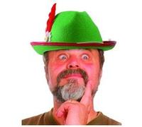 Boland Chapeau bavarois vert à plume Adulte Taille unique