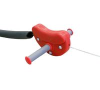 Tyrolienne pour enfant rouge