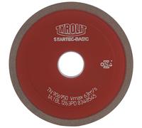 TYROLIT Affûtage d'outils CNC avec CBN à liant résine synthétique pour l'affûtage à l'eau DxTxH 100x35x20 Pour aciers non alliés et faiblement alliés, aciers fortement alliés et HSS. forme : 11V9, art