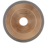 TYROLIT CNC Affûtage d'outils avec diamant à liant métallique pour l'affûtage à l'eau DxTxH 100x12x31,75 Pour carbure de tungstène, forme : 1A1, art. 724476 x1 morceau