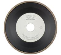 TYROLIT CNC Affûtage d'outils avec diamant à liant métallique pour l'affûtage à l'eau DxTxH 125x25x20 Pour carbure de tungstène, forme : 12V9, Art. 34065415 x1 morceau