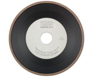 TYROLIT CNC Affûtage d'outils avec diamant à liant métallique pour l'affûtage à l'eau DxTxH 125x25x20 Pour carbure de tungstène, forme : 12V9, Art. 34056064 x1 morceau