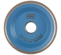 TYROLIT CNC Affûtage d'outils avec diamant à liant résinoïde pour l'affûtage à l'eau DxTxH 100x20x20 Pour carbure de tungstène, forme : 12V9, art. 532510 x1 morceau