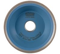 TYROLIT CNC Affûtage d'outils avec diamant à liant résinoïde pour l'affûtage à l'eau DxTxH 100x35x20 Pour carbure de tungstène, forme : 11V9, art. 532514 x1 morceau
