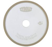 TYROLIT Diamant à liant de résine synthétique pour ponçage à sec DxTxH 150x12x20 Pour carbure de tungstène, forme : 4A2, art. 436472 x1 morceau