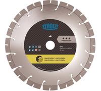 TYROLIT Disque à tronçonner diamant DCU Premium D. 125 mm perçage 22,23 mm co...