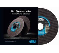 TYROLIT Disques à tronçonner DxTxH 125x1,0x22,23 Disques à tronçonner super minces pour l'acier et l'acier inoxydable, Forme : 41 - modèle droit, Art. 34332792 (prime) x1 morceau
