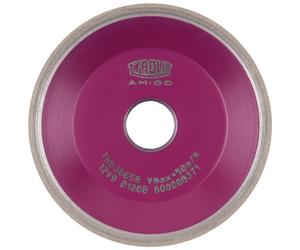TYROLIT Enrobés de résine synthétique CBN pour le ponçage à sec DxTxH 100x20x20 Pour les aciers non alliés et faiblement alliés, les aciers fortement alliés et les aciers rapides, Forme : 12V9, Art. 6