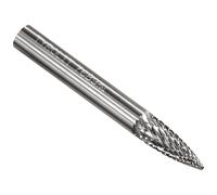 TYROLIT Fraise en carbure DxT-SxL 3x13-3x38 Pour la fonte, l'acier et l'acier inoxydable, Forme : 52SPG - Projectile, Art. 766139 x1 morceau