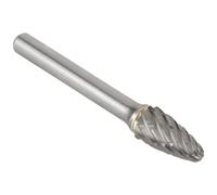 TYROLIT Fraise en carbure DxT-SxL 6x18-6x50 Pour acier, Forme : 52RBF - Arbre, Art. 34213588 x1 morceau