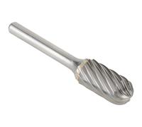 TYROLIT Fraises en carbure DxT-SxL 10x19-6x64 Pour acier inoxydable, Forme : 52WRC - Rond de cylindre, Art. 34213622 x1 morceau