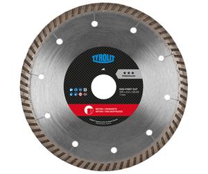 TYROLIT Lames de scie pour coupe à sec DxTxH 125x2x22,23 DCC-FC Cisaille à maçonnerie, form : C3R, art. 598008 x1 morceau