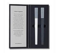 TYROLIT Life Lot de 2 limes à ongles en céramique Pour couper, façonner et sceller les ongles, avec poignée en cuir synthétique.