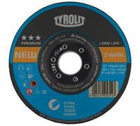 TYROLIT Meule à ébarber DxUxH 150x4x22,23 LONGLIFE Z-MAX pour acier, forme : 27 - version déportée, art. 34353704 x10 morceau