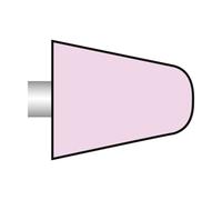 TYROLIT Meules sur tige en céramique DxT-SxL 20x29-6x40 Pour acier, forme : 52A - (meule sur tige), art. 20023 x25 morceau